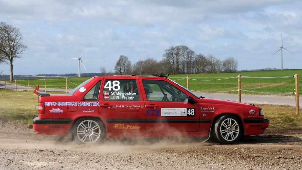 Søren Bøgeskov og Jens Fisker i Slagelse
(Foto: rallypics.dk / Viggo Johansen)